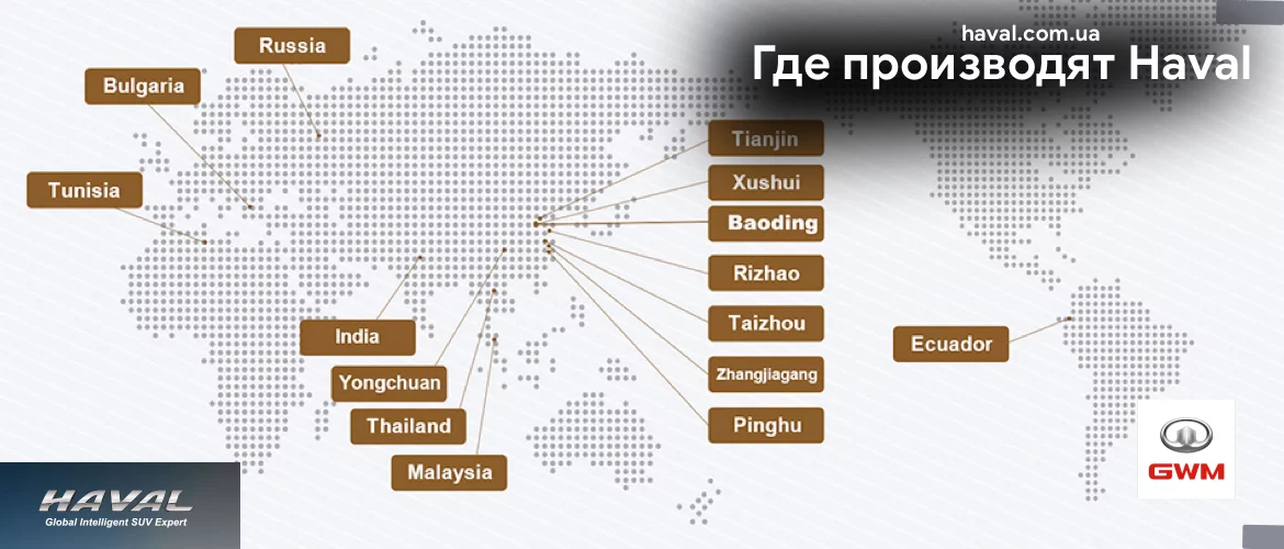 Haval в мире Haval в мире