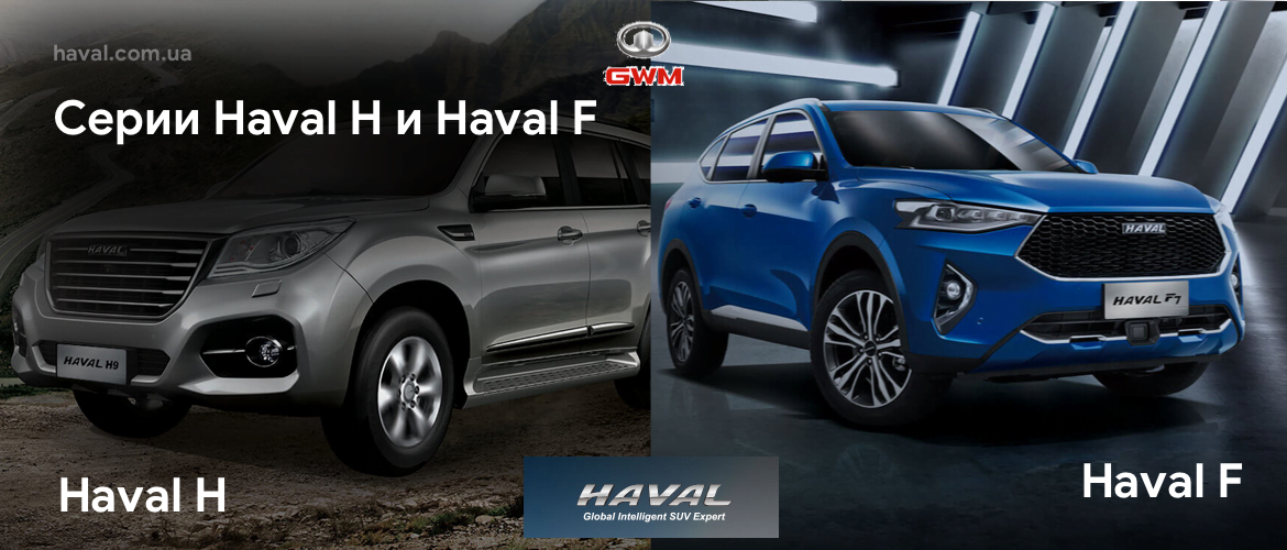 Серии Haval H и F Серии Haval H и F